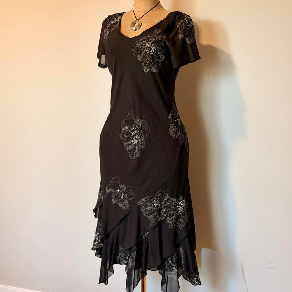 Liz jordan black occasion dress
